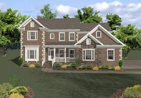 image of 2 story country house plan 6335